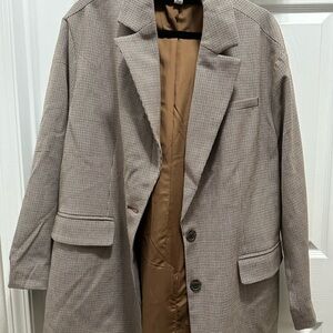 Plaid blazer